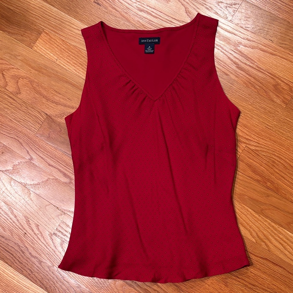 Ann Taylor Flowy Silk Tank